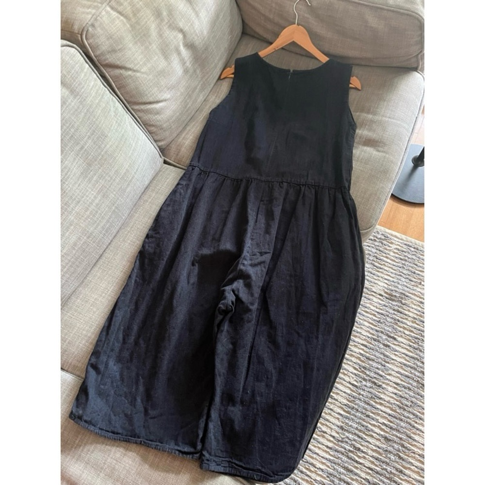 Ilana Kohn linen blend jumpsuit Size medium blue - Picture 3 of 5